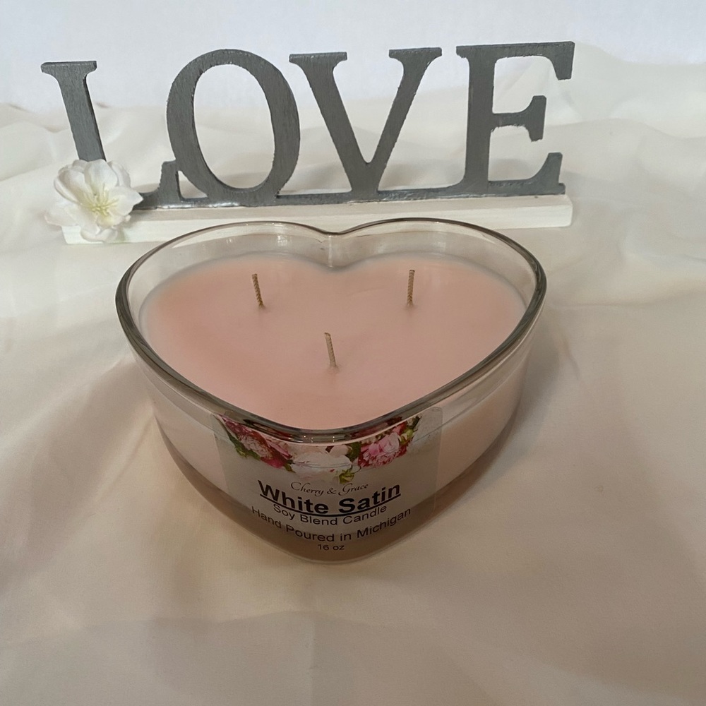 Soy Blend Heart Candle